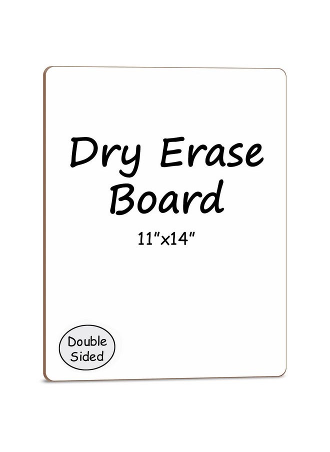 Scribbledo White Board Dry Erase Board 11" X14” Mini Double Sided Personal Whiteboard Board Dry Erase Lapboard Handheld Personal White Boards For Students Small Whiteboard Office Kitchen  - Image 1