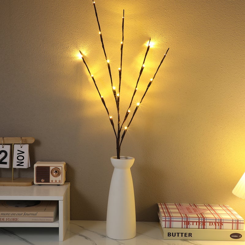 1pc Simulation Branches Lamp Home Interior Decorative Lamp Warm Lamp - Image 2