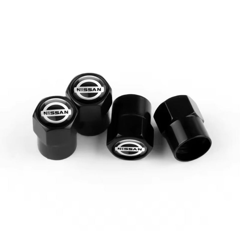 Car Valve Cap Decorative Dustproof Tire Valve Stem Caps (4pcs) Accessories For Nissan Altima X-trail Qashqai Note Juke Patrol - Image 1