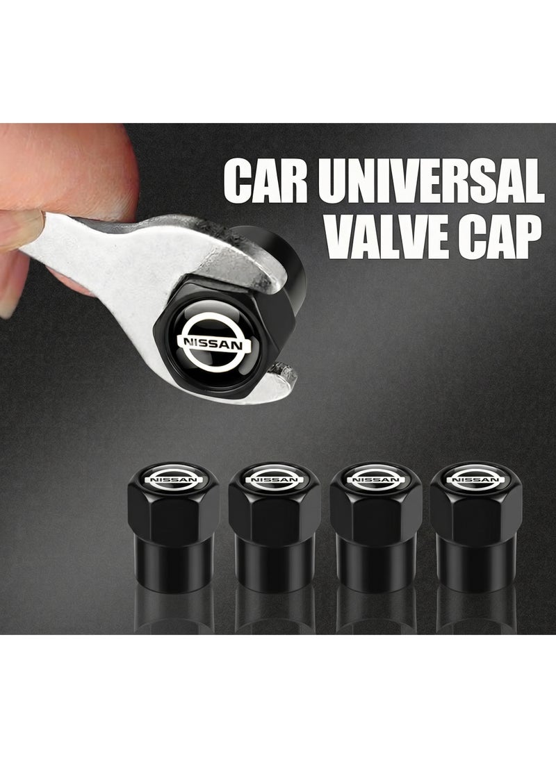 Car Valve Cap Decorative Dustproof Tire Valve Stem Caps (4pcs) Accessories For Nissan Altima X-trail Qashqai Note Juke Patrol - Image 4