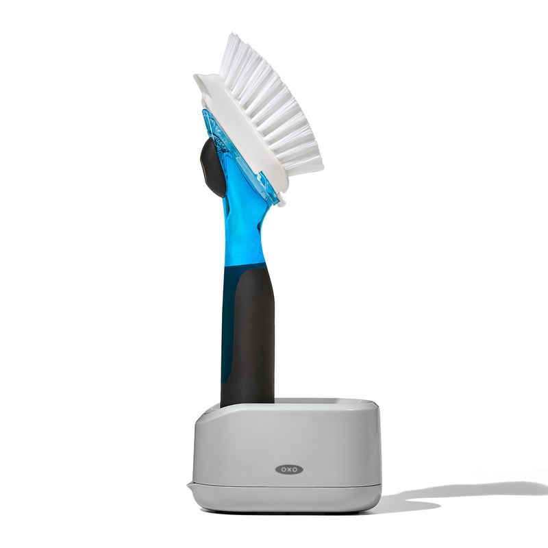 OXO New Good Grips Soap Dispensing Dish Brush Storage Set - Image 1
