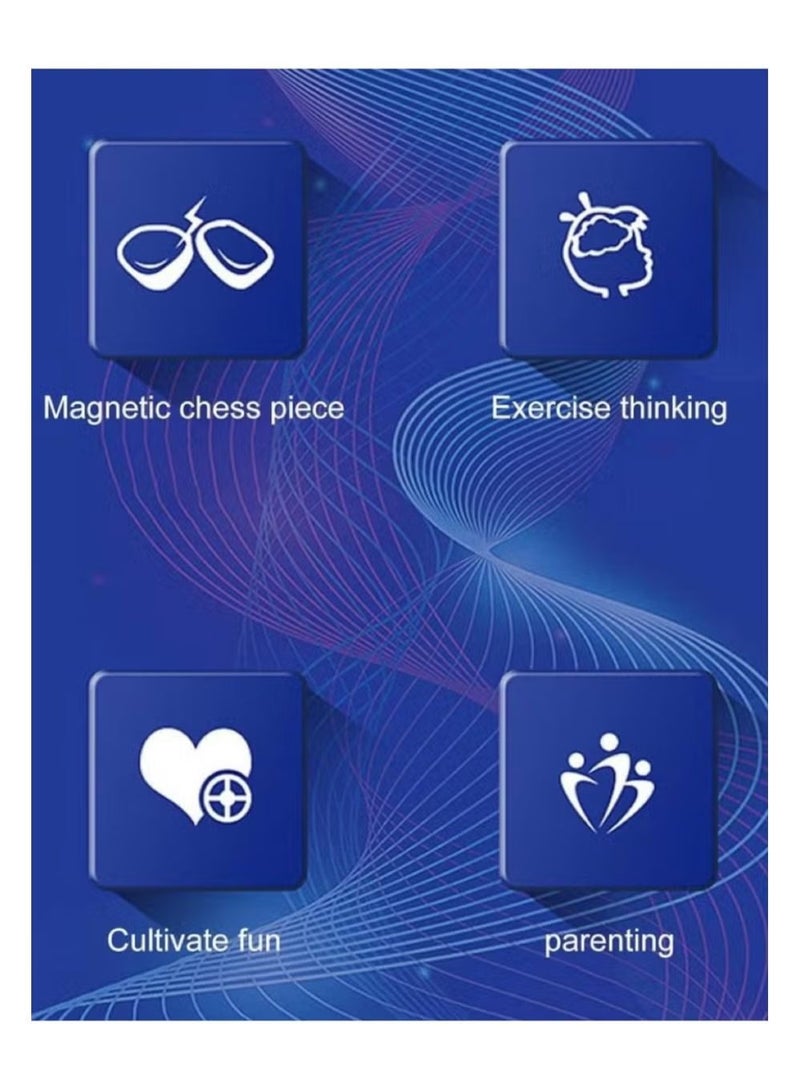 ليشب المغناطيسي لعبة الشطرنج المغناطيسي لعبة الشطرنج المغناطيسي المغناطيسي لعبة الشطرنج - Image 5
