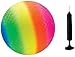 Toys 85 Inch Playground Balls Red Blue Green Yellow and Rainbow 1 Ball Rainbow Ball Pump - Image 3