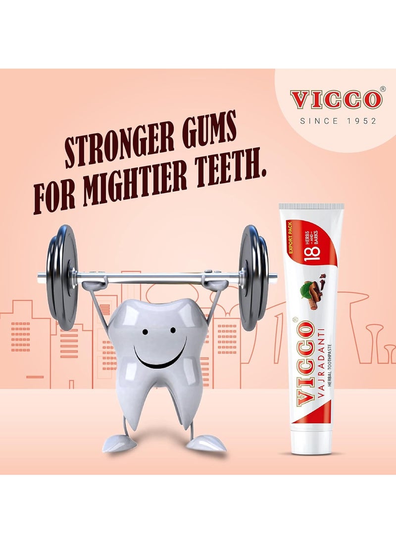 VICCO VICCO HERBAL TOOTHPASTE 200g WITH TOOTHBRUSH  - Image 5