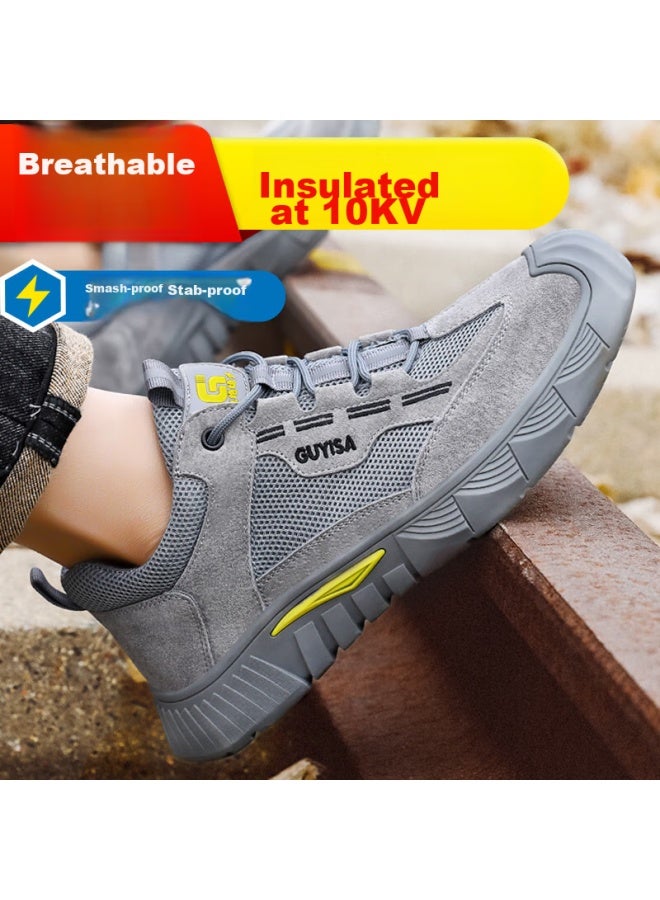 WELDON Shield Men'S Safety Shoes Anti-Smashing Anti-Piercing Anti-Slip Wear-Resistant Insulated Lightweight Work Safety Shoes 0266Kv 43 - Image 4