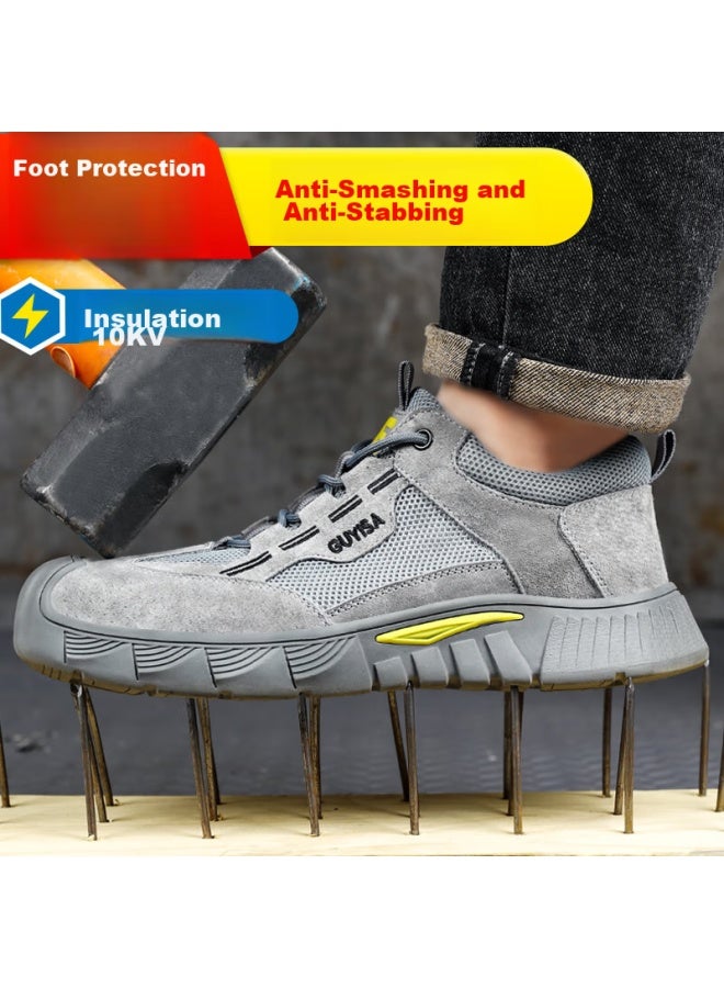 WELDON Shield Men'S Safety Shoes Anti-Smashing Anti-Piercing Anti-Slip Wear-Resistant Insulated Lightweight Work Safety Shoes 0266Kv 43 - Image 5