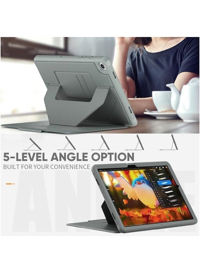 General Case for Galaxy Tab A9 Plus (SM-X210/X215/X216, 2023),Shockproof Full Body Protective Case with Auto Sleep/Wake Magnetic Cover, Card Slots, Multi-angle Stand  - Image 2