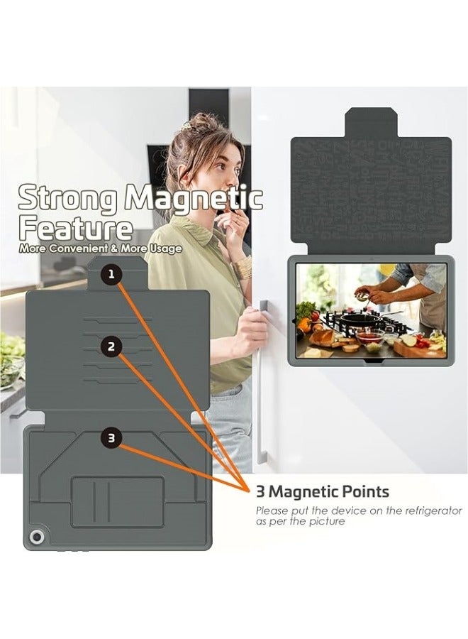General Case for Galaxy Tab A9 Plus (SM-X210/X215/X216, 2023),Shockproof Full Body Protective Case with Auto Sleep/Wake Magnetic Cover, Card Slots, Multi-angle Stand  - Image 3