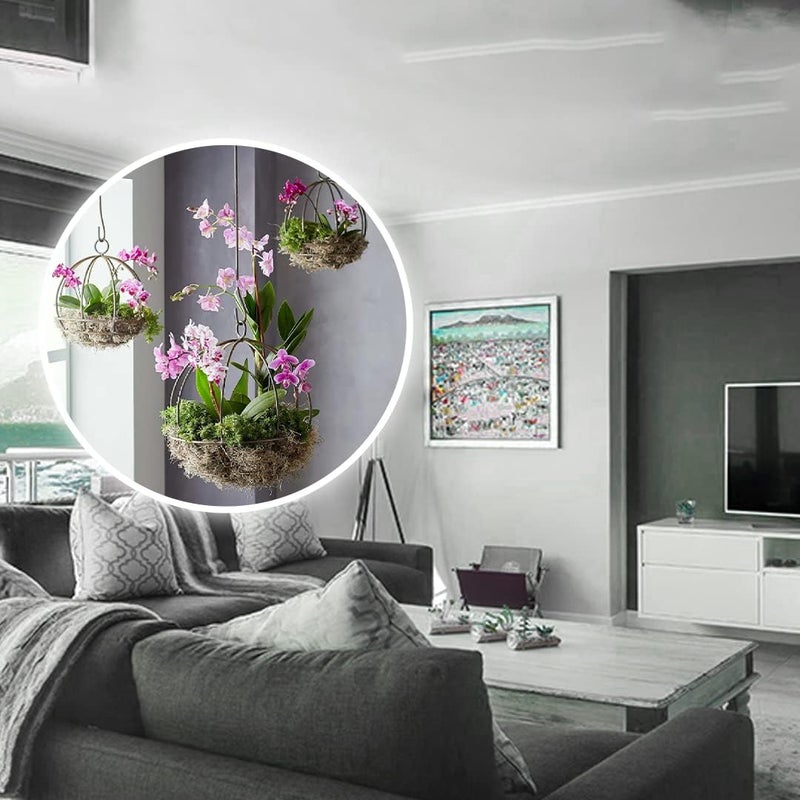 ORILEY 19-inch Extra Large S Hooks Heavy Duty Hanging Portable Hangers for Garden Plant Pots Indoor & Outdoor Balcony Hanging Bird Feeders Baskets Lanterns and Ornaments - Pack of 5 - Image 5