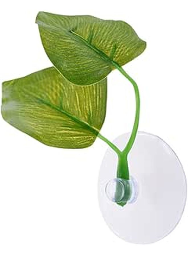 Green Artificial Aquarium Plants Decor Fish Tank Hiding Spots Nesting Area - Image 1