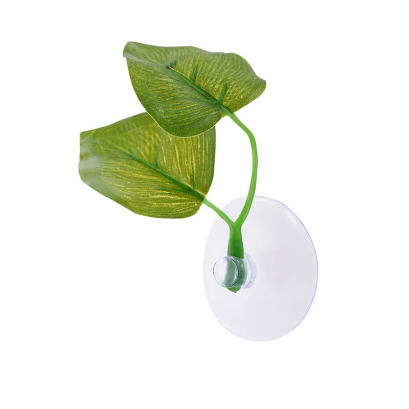 Green Artificial Aquarium Plants Decor Fish Tank Hiding Spots Nesting Area - Image 2