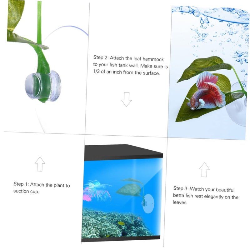 Green Artificial Aquarium Plants Decor Fish Tank Hiding Spots Nesting Area - Image 4