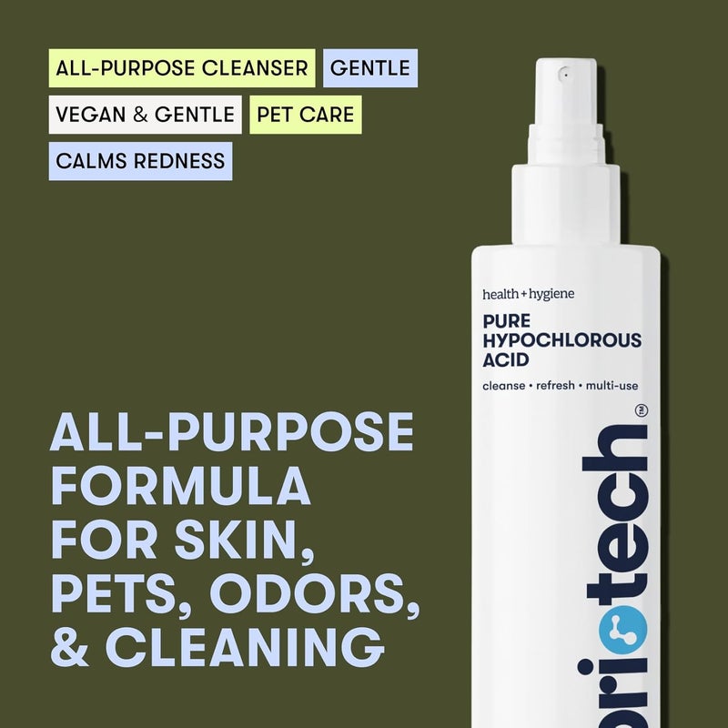 BRIOTECH Pure Hypochlorous, an All Natural Multi-Purpose HOCl Solution to Clean Surfaces and Cleanse Skin (Safe for Families and Pets) - Image 2