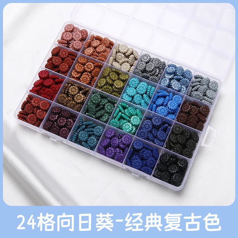 Strength Factory Grid Sunflower Fire Lacquer Wax Transparent Boxed 10/15/24 Color Seal Wax Full Set - Image 1