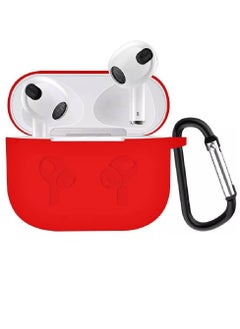 Silicone Protective Case Cover For Apple Airpods 3 3rd Generation Red