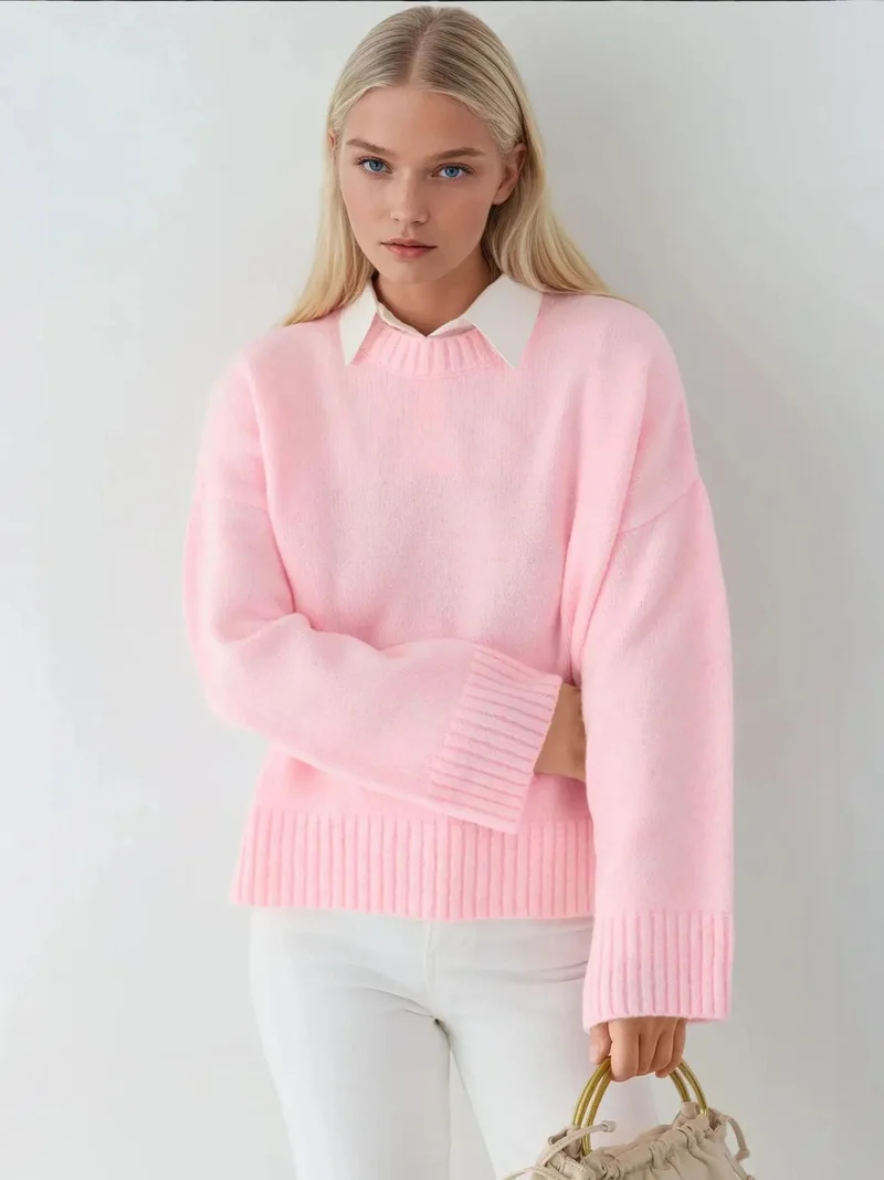 HICCUP Thick Crew Neck Extra Soft Touch Sweater