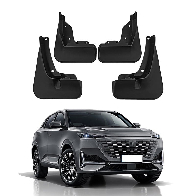 Generic AIMQIAD 4Pcs Front Rear Fender, Compatible with Changan UNI-K 2021-2024, Car Wheel Mud Flaps Guard Splash Set Mudguards Replacement Parts  - Image 1