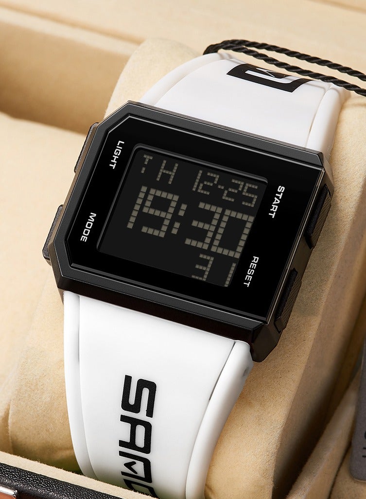 SANDA Fashion Student Electronic Watch Sports Multi functional Waterproof LED Men's Electronic Watch 2025 - Image 4