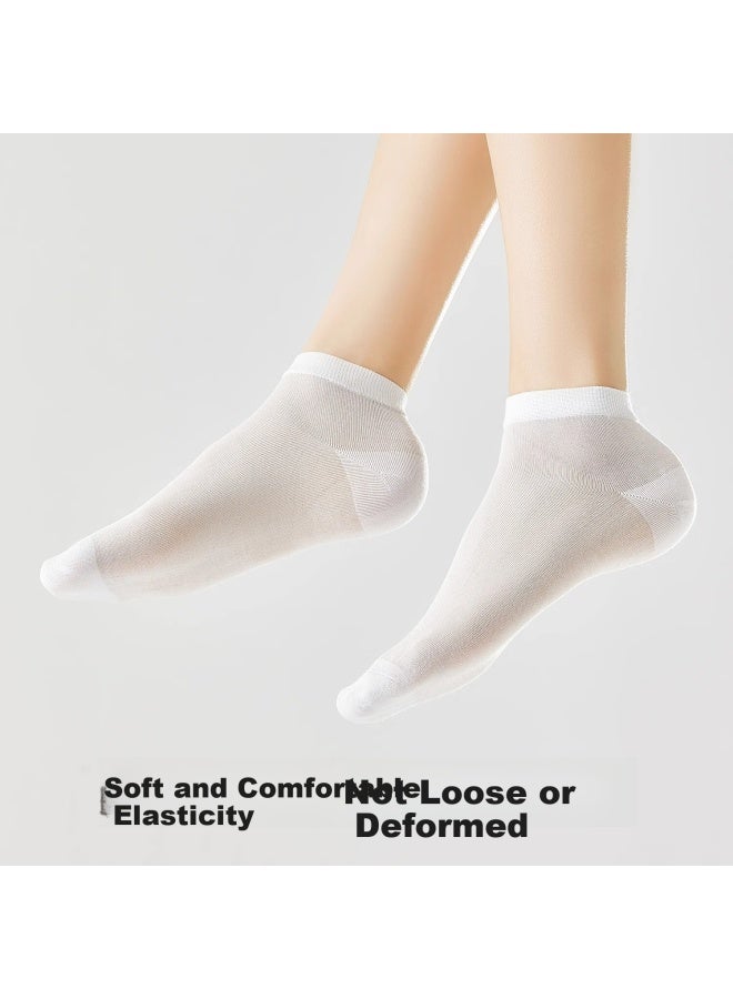 Madallo Modal Women's Socks, Summer Thin Short Socks, Breathable Ankle Socks, Spring And Autumn Maternity Socks, Mesh Anti-odor Sweat-absorbing Seamless Socks - Image 5