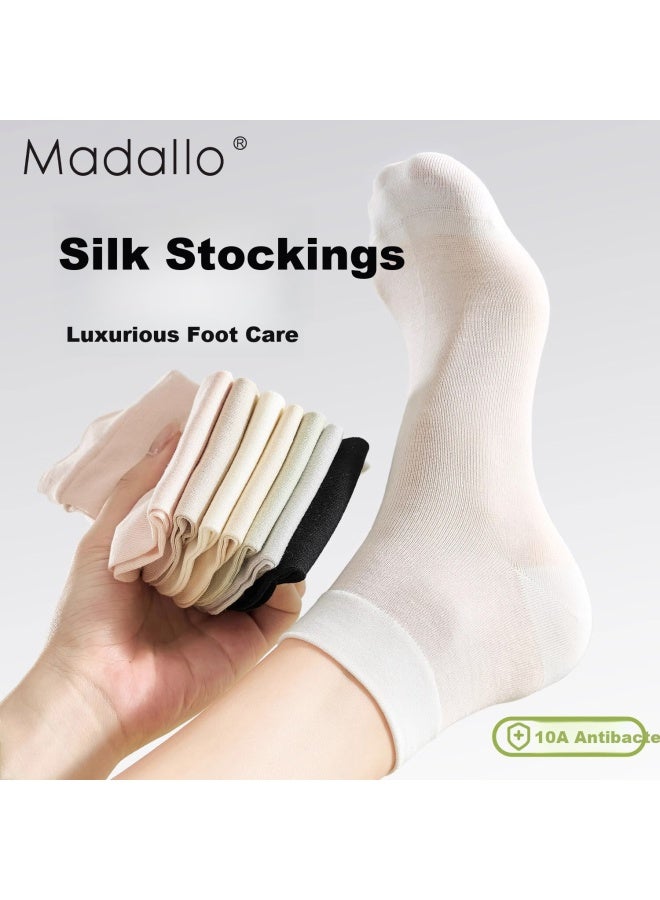 Madallo Modal Women's Socks, Summer Thin Short Socks, Breathable Ankle Socks, Spring And Autumn Maternity Socks, Mesh Anti-odor Sweat-absorbing Seamless Socks - Image 2