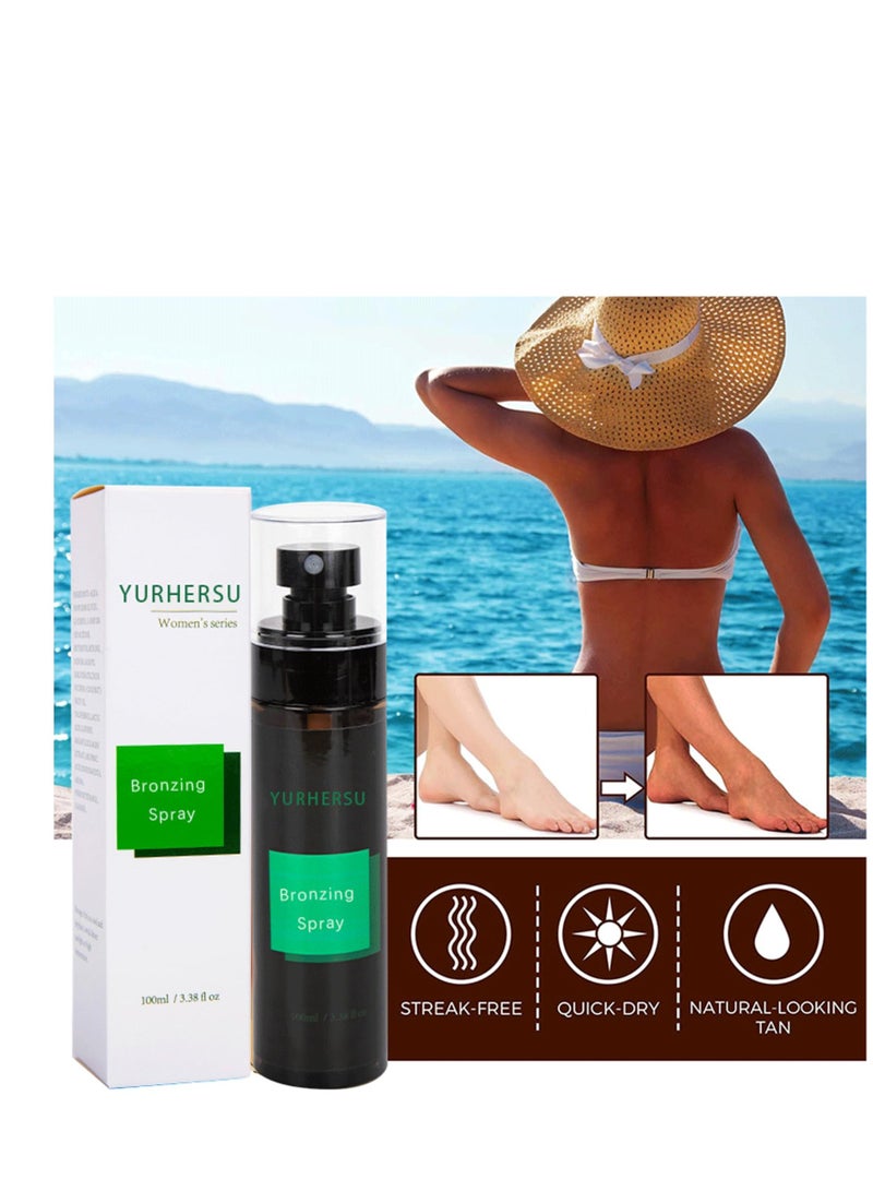 Excefore Quick Self-Tanning Oil, Natural Bronzer Self-Tanning, Premium Tanning Accelerator Mousse (100 ml) - Image 3