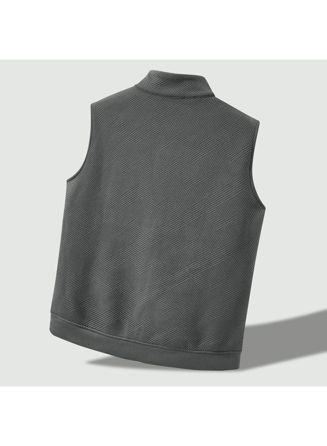 Tucano men's Sleeveless Thermal Vest - Autumn/winter Warmth, Simple & Versatile Casual Waistcoat For Layering - Image 3