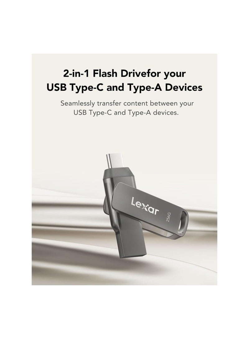 Lexar Dual Type C/Type A - USB 3.2-Flash-Laufwerk 256 GB - Image 2
