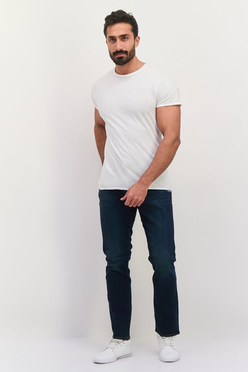 GAP Men Slim Fit Plain Stretchable Denim, Navy - Image 4