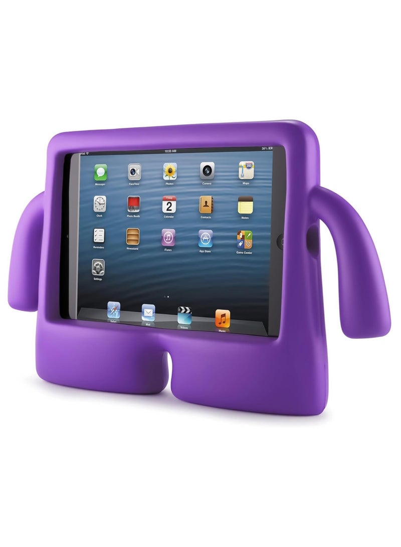 Waldic Shock Proof Cover for Apple iPad mini 7 - Mini 6 | Shock Proof Silicone Protective Cover - Purple - Image 2