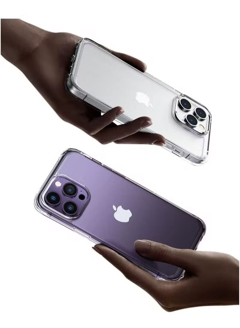 Zaboon iPhone 14 Pro Max Case 6.7 Inch Ultra Slim Soft TPU Material with 4 Corners Bumper, Shockproof Protection Anti-Scratch Anti-Drop Clear Cover - Image 2