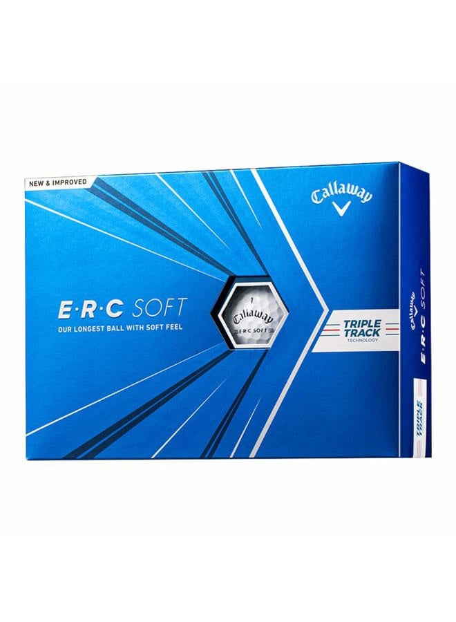 Callaway 2021 Callaway ERC Triple Track Golf Balls, White, One Size - Image 1