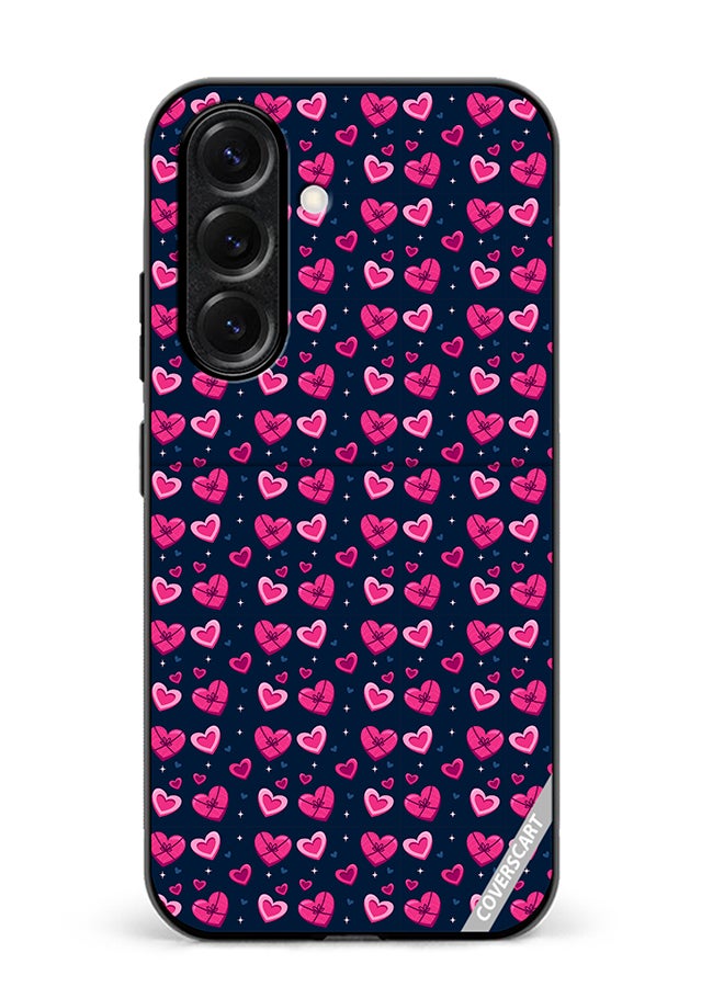 VR CREATIVE Protective Case Cover For Samsung Galaxy S25 Love Pattern Design Multicolour
