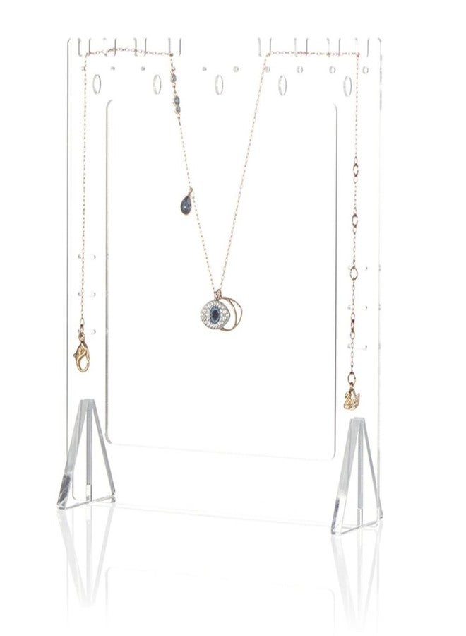 RENIAN Jewelry Photography Props Board Acrylic Frame Tabletop Stand for Studio Shooting Necklaces, Stud Earrings and Earrings Drop Dangle Display Holder - Image 5