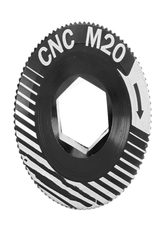 إنلي براغي ذراع كرنك الدراجة الهوائية، مصنوعة من سبائك الألومنيوم، مقاس M20، برغي تثبيت ذراع الكرنك، براغي ذراع مجموعة الكرنك للدراجة، أسود اللون، مقاس M20 - Image 4