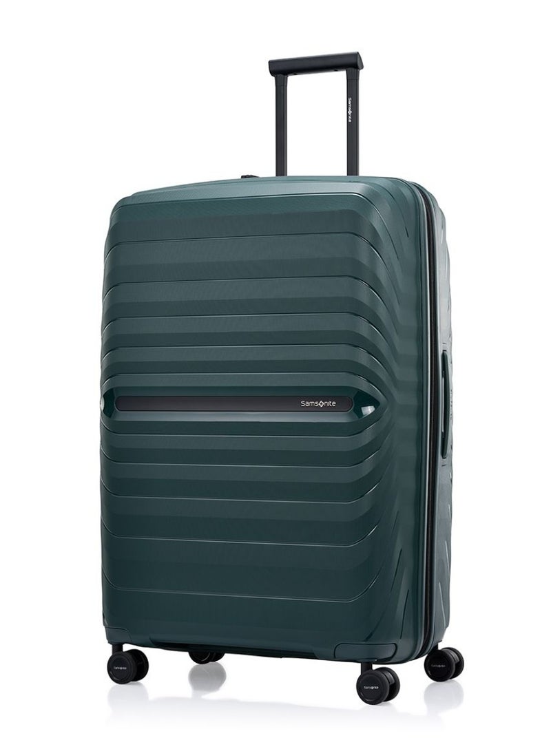 Samsonite Octolite Neo SP 81cm – Green Hard Shell Checked Suitcase - Image 1