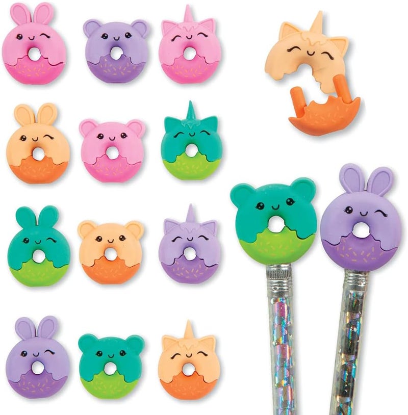Geddes Raymond Donut Pencil Top Erasers (Pack of 48) - Image 3