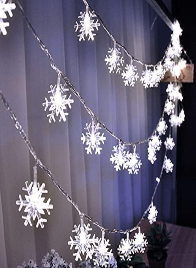 Go4Shop LED Snowflake String Lights - Image 3