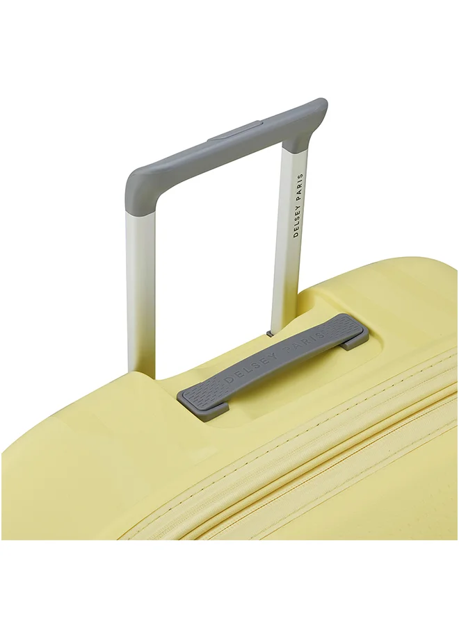 DELSEY Paris Clavel 83 cm 4 Double-Wheeled Luggage Trolley (Recycled Material) - Pale Yellow