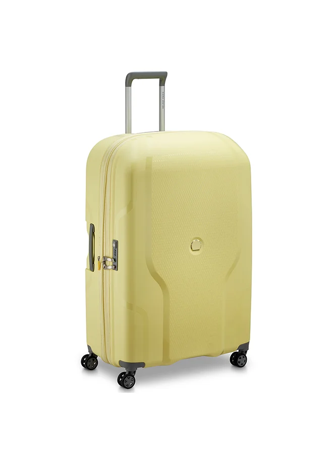 ديلسي _باريس Clavel 83 cm 4 Double-Wheeled Luggage Trolley (Recycled Material) - Pale Yellow