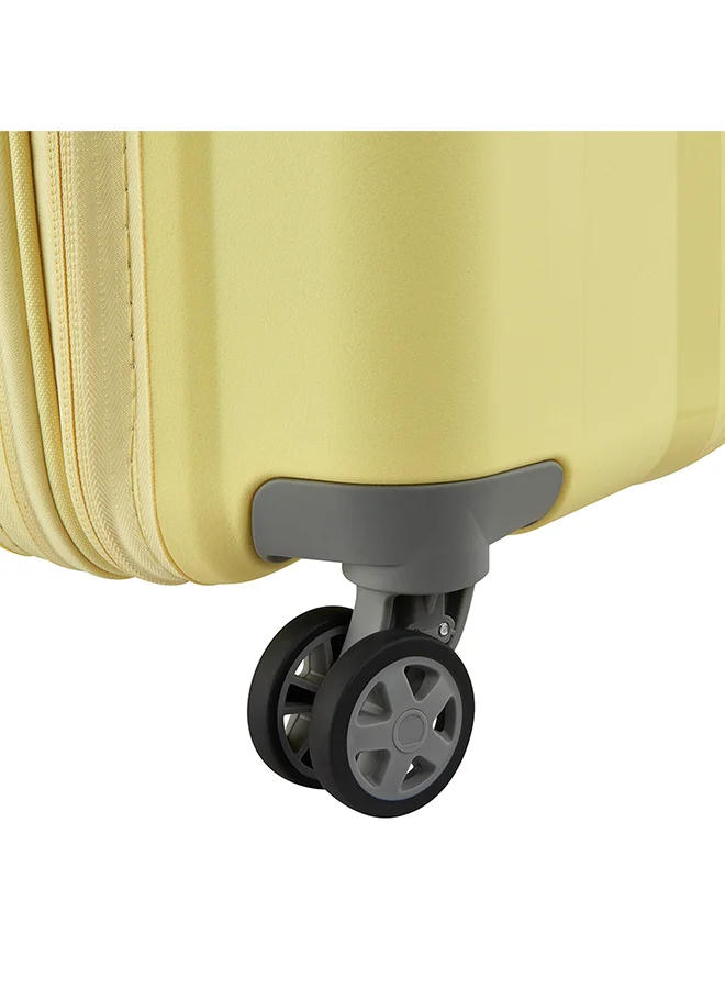 DELSEY Paris Clavel 83 cm 4 Double-Wheeled Luggage Trolley (Recycled Material) - Pale Yellow
