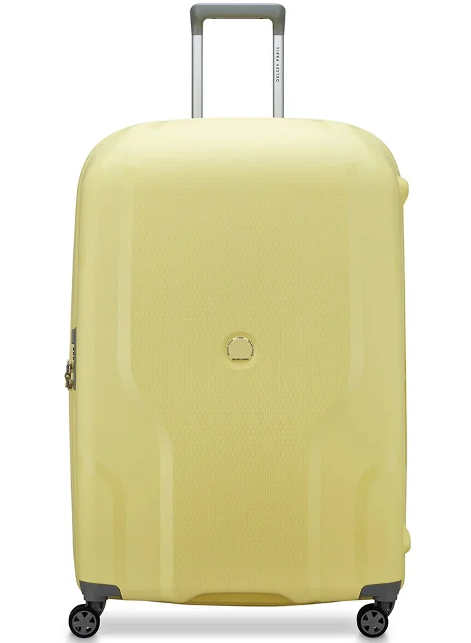 ديلسي _باريس Clavel 83 cm 4 Double-Wheeled Luggage Trolley (Recycled Material) - Pale Yellow