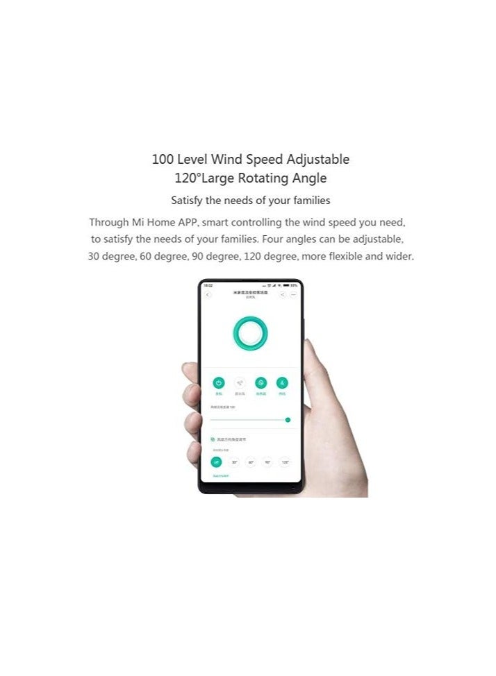 Xiaomi Mijia Mi Standing Fan for your home cooler house floor fans Portable Air Conditioner Natural Wind Mihome APP WIFI, White BPLDS02DM White - Image 4