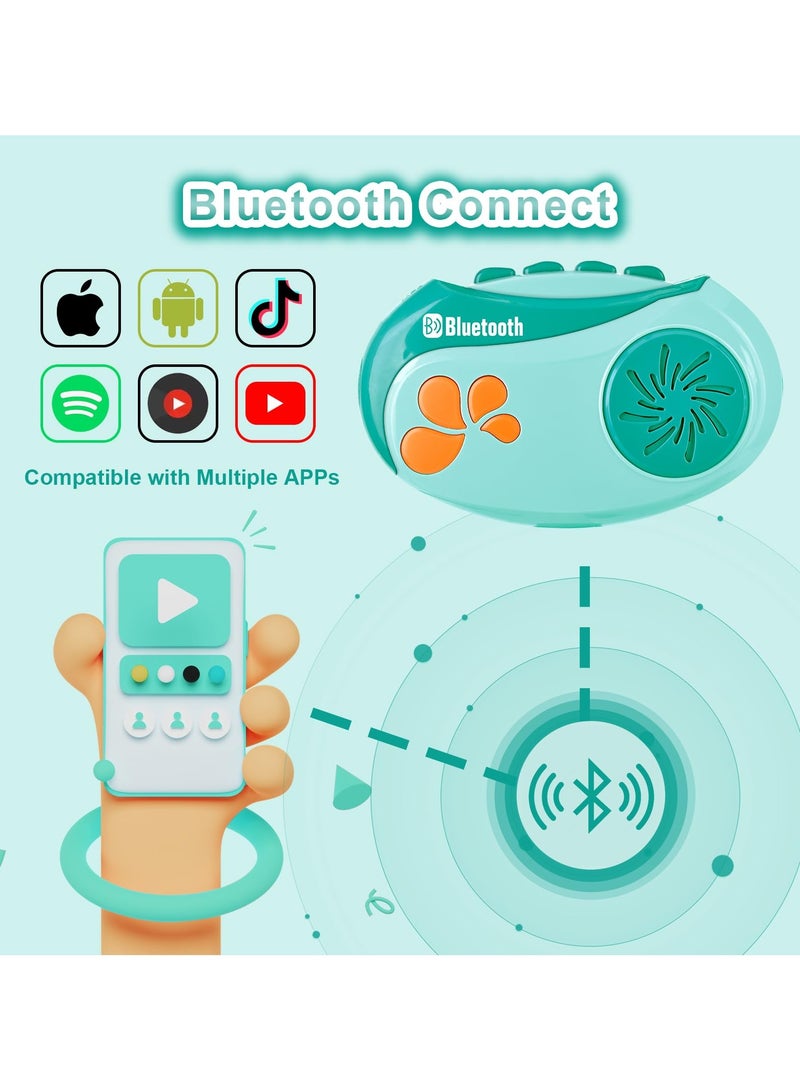 SYOSI Kids Microphone with Stand, Kids Karaoke Machine Music Toys, Bluetooth Karaoke Machine for Kids with Vioce Changer, Singing Recorder - Microphones for Singing Birthday for Girls Boys - Image 4