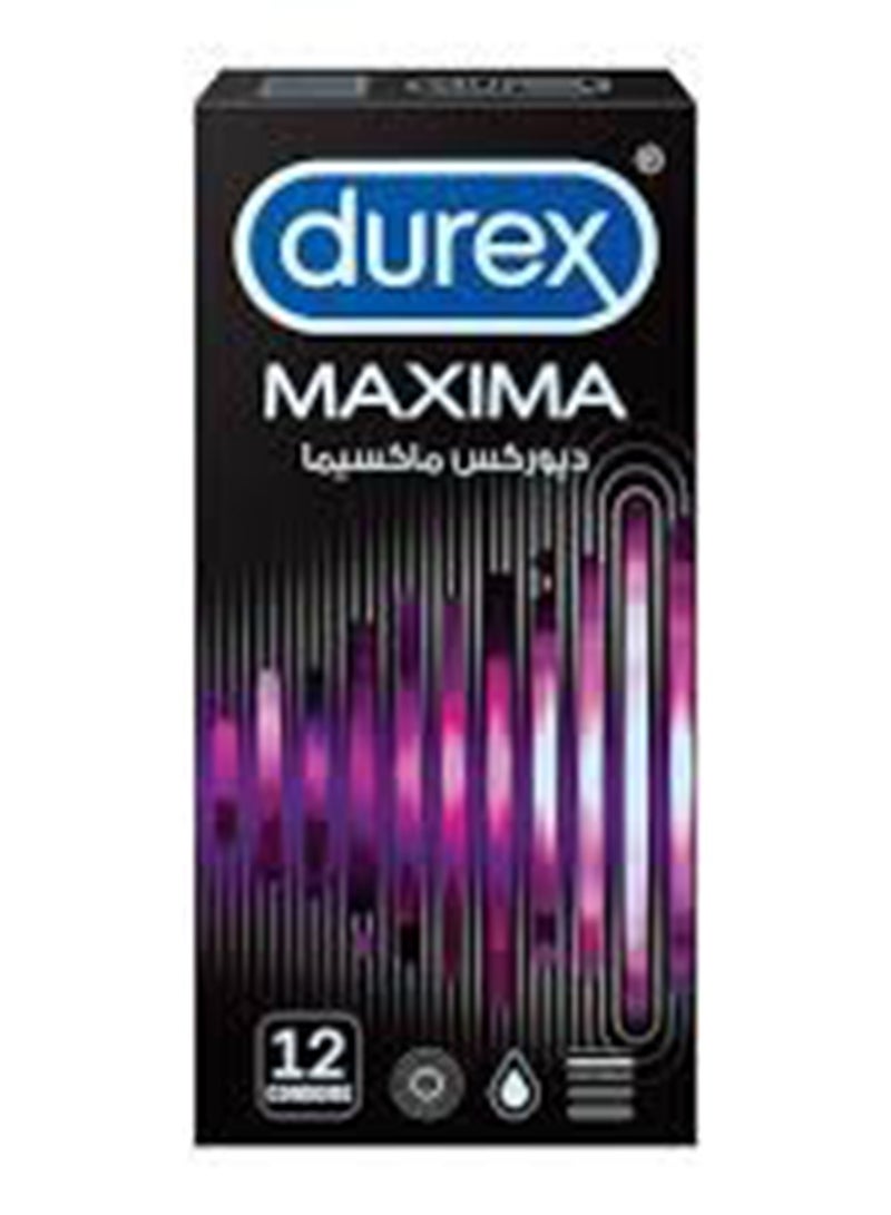 Durex Maxima Condom Clear 12 Pieces