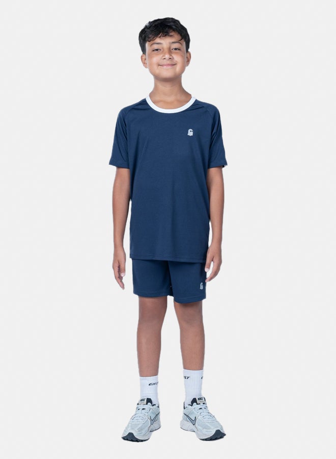 Ghost Essential Contrast Tee - Navy - Image 1