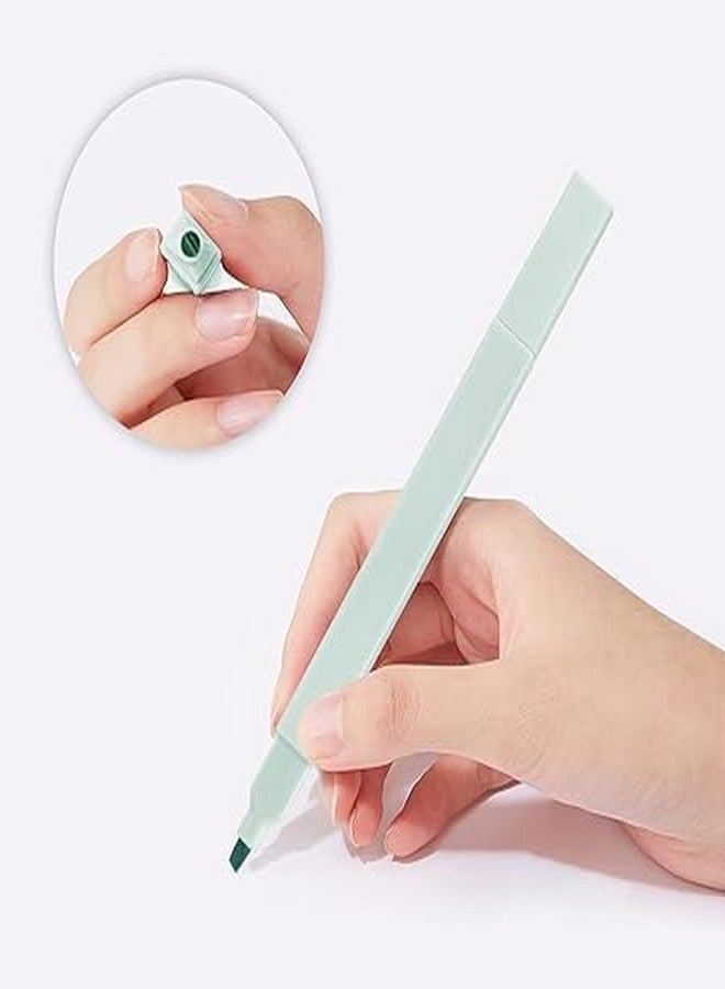 YPTC 6 Pcs Aesthetic Cute Highlighters Mild Soft Chisel Tip Pastel Marker Pens For School Supplies, Office Stationery Items (Pack Of 6), Multicolor - Image 3