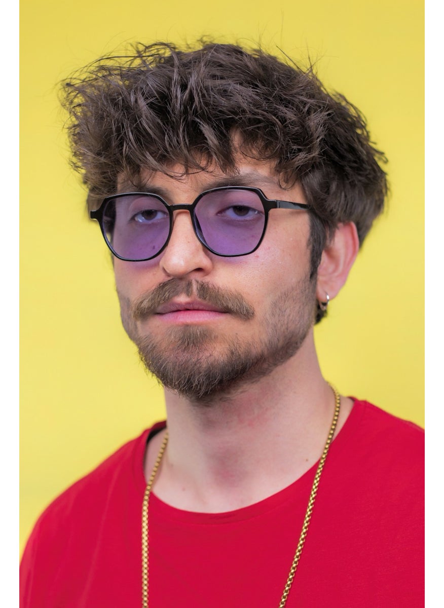 Focus On Frodo Black Purple Sunglasses  - Image 3