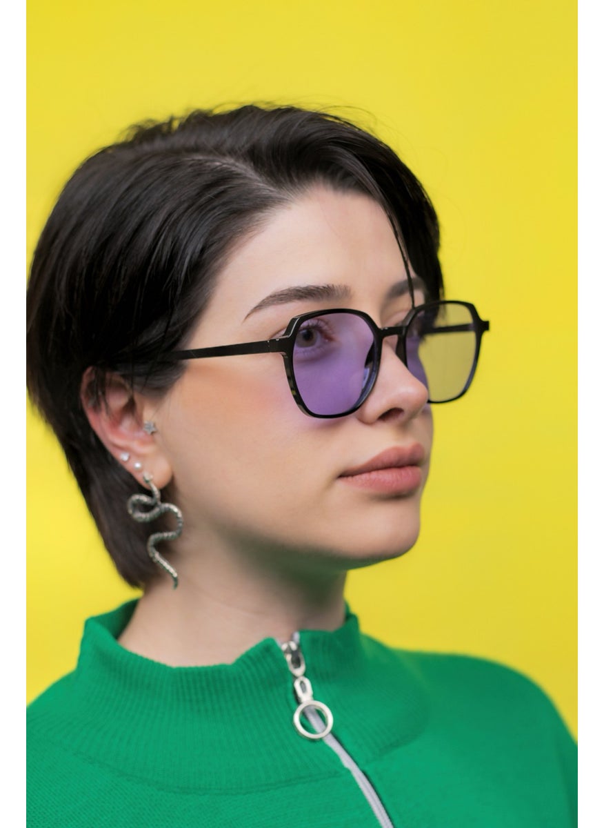 Focus On Frodo Black Purple Sunglasses  - Image 4
