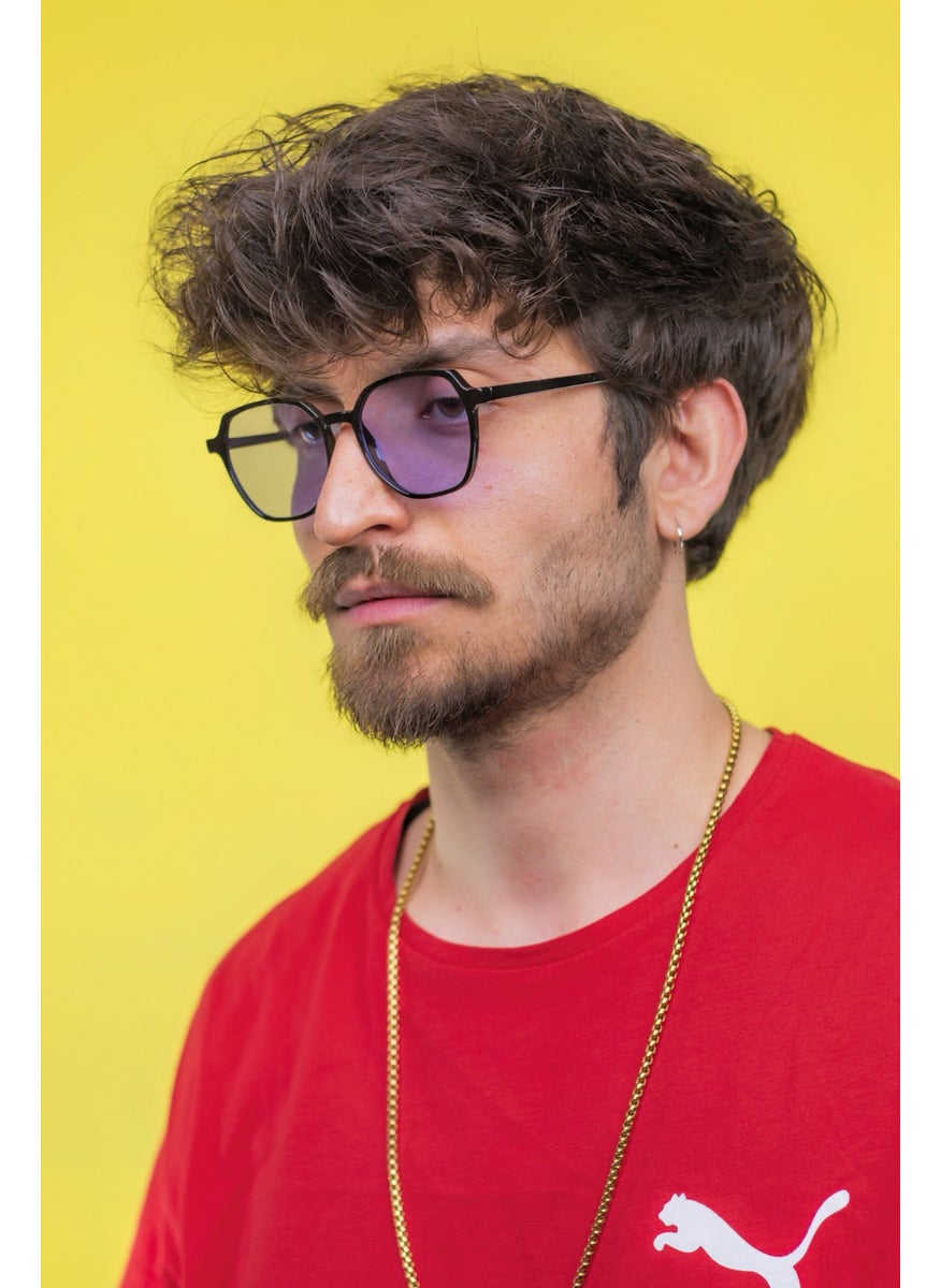 Focus On Frodo Black Purple Sunglasses  - Image 5