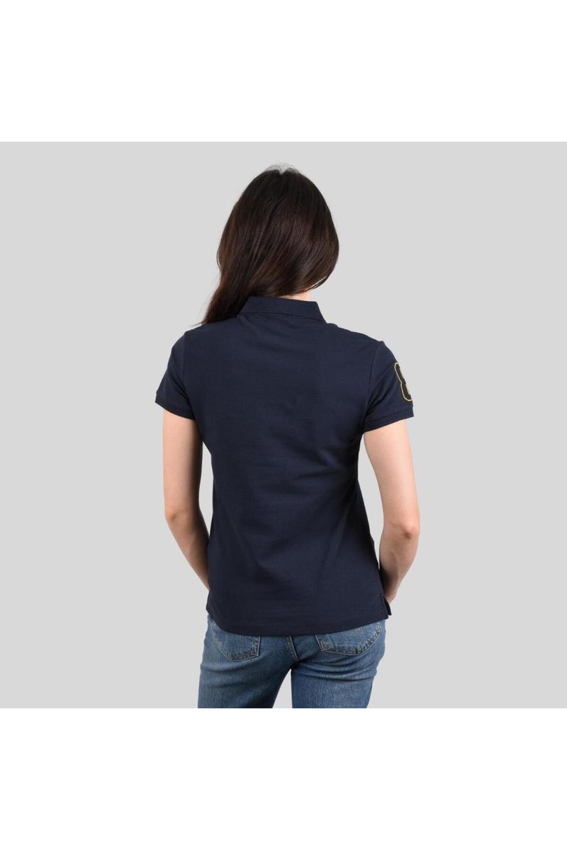 جيوردانو قميص بولو نسائي أزرق بقصة ضيقة - Image 4